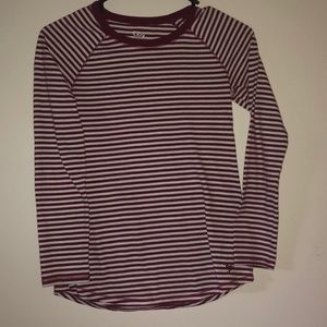 Justice Striped Long Sleeve Shirt